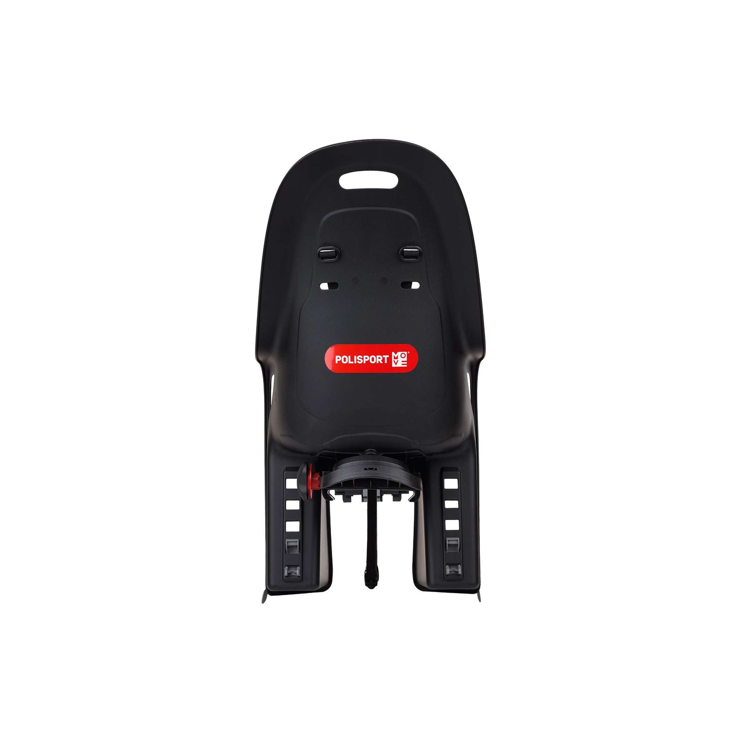 Polisport achterzitje koari bagagedrager zwart grijs