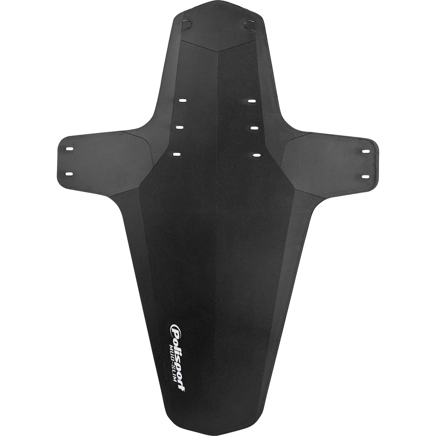 PoliSport Front Front Fender Mud-Slim Black