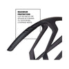 Polisport spatbordset 28 r-mud 32mm - zwart