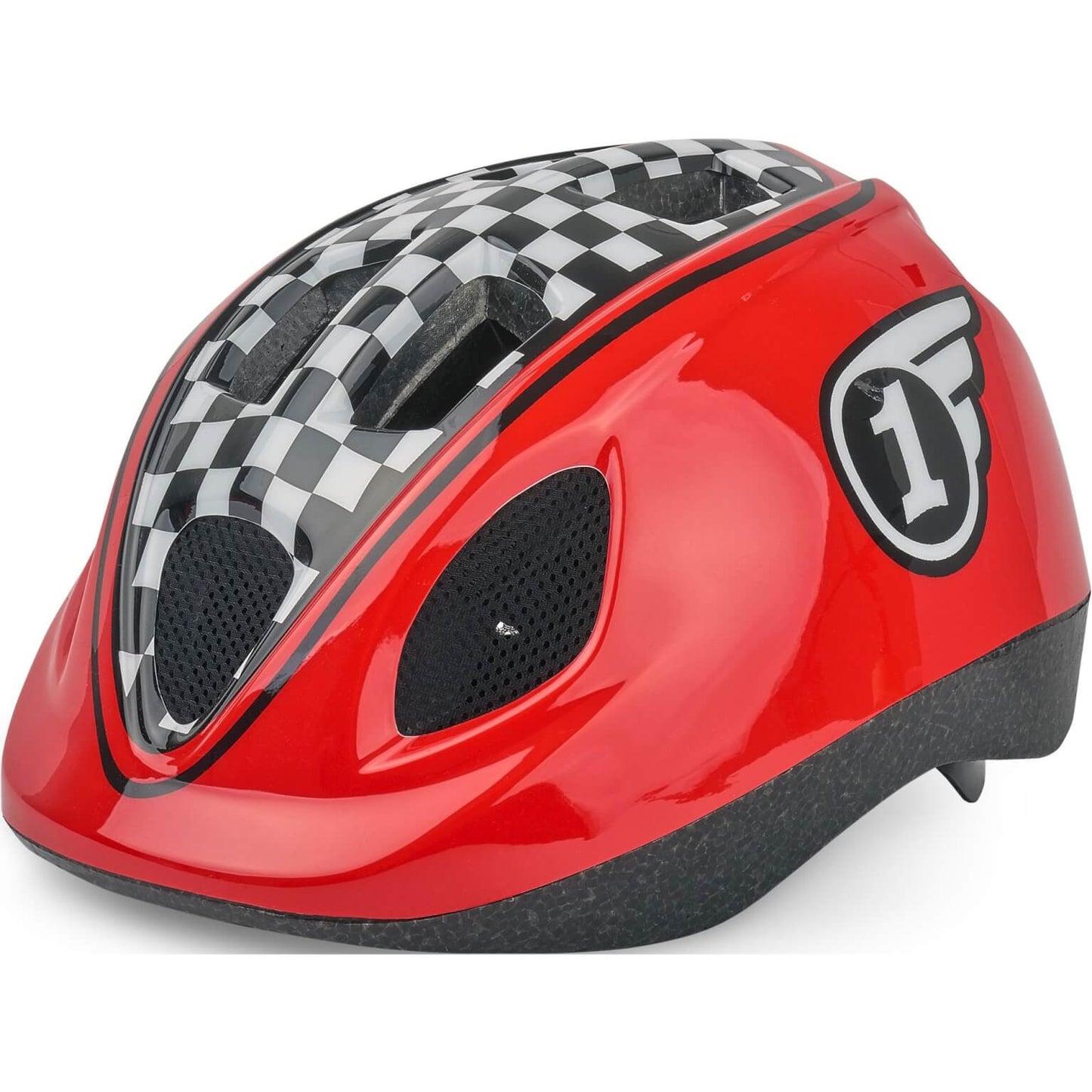 Polispgoudt Kinderhelm Race. Tamaño: xs (46 53 cm), color: negro rojo