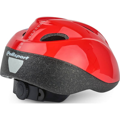 PolispGoudt KinderHelm Race. Dimensione: XS (46 53 cm), colore: nero rosso