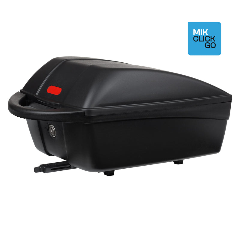 Polisport Top Case - Per biciclette con MIK o MIK -HD Sistema di montaggio -11L - nero
