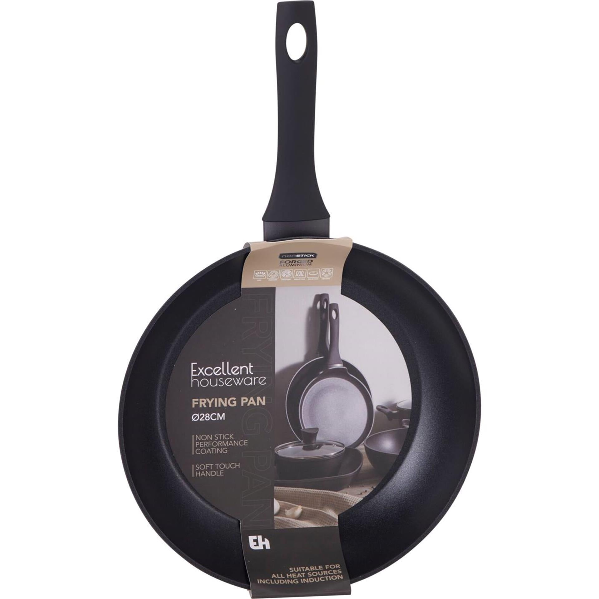 Excelente sartén para el hogar de 28 cm apta para inducción.