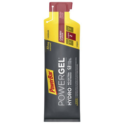 Powerbar powergel hidro (24 x 67 ml) - cereza (cafeína)