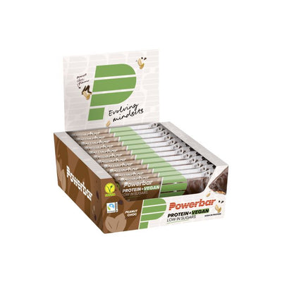 Powerbar protein+ vegan (12 x 42gr) - chocolate con cacahuete