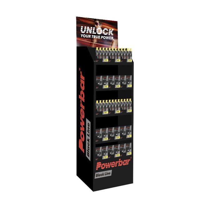 Display de piso Powerbar línea negra (vacío)