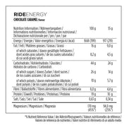 Powerbar ride energy (18 x 55gr) - caramelo de chocolate - afbeelding 2