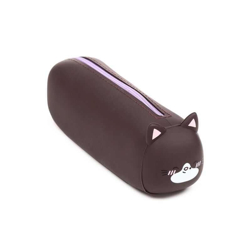 Adoramals smudge de kitten siliconen potloodetui