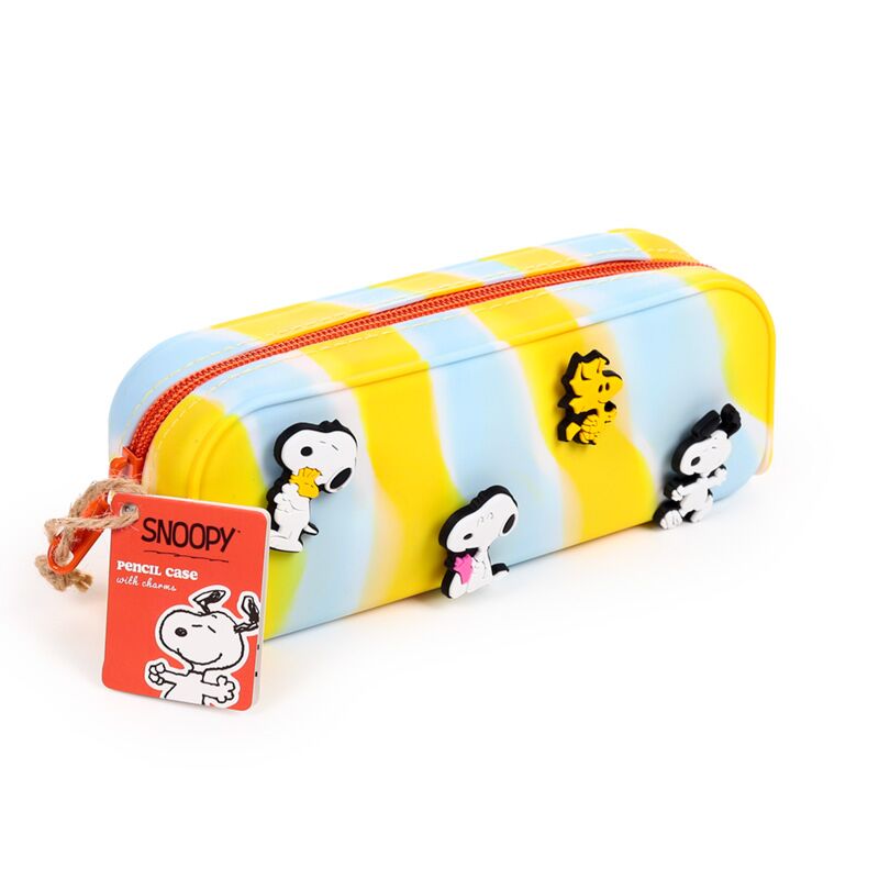 Astuccio in silicone Peanuts Snoopy Woodstock