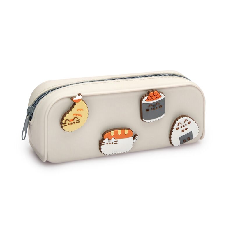 Estuche para lápices de silicona union pusheen the cat sushi club