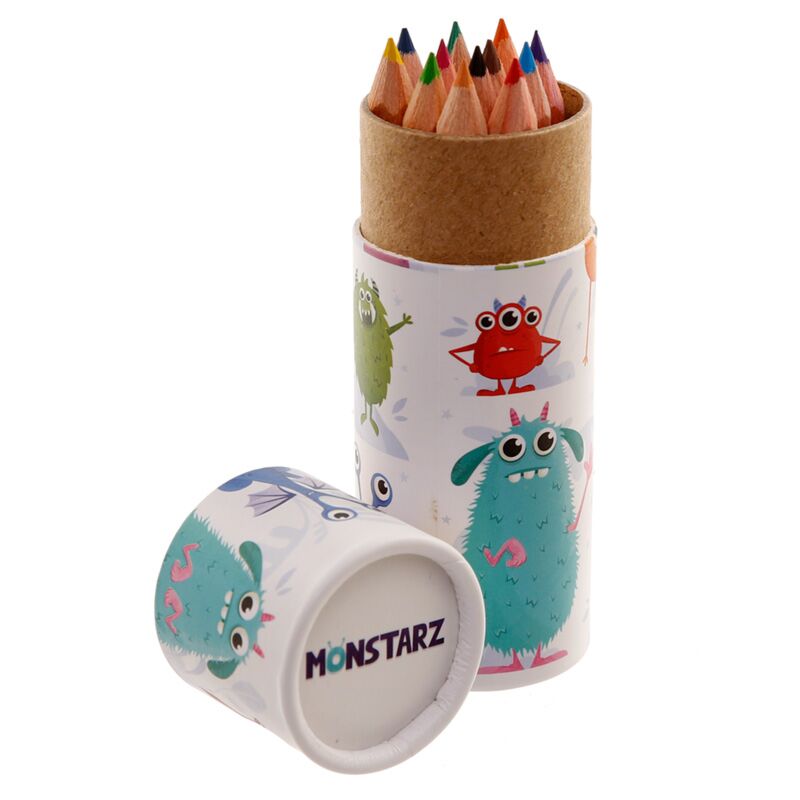 Monstarz Monsters - Caja de dibujo de lápices de colores