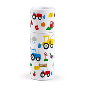 Kleine tractors - tekenkoker 12 kleurpotloden - afbeelding 2