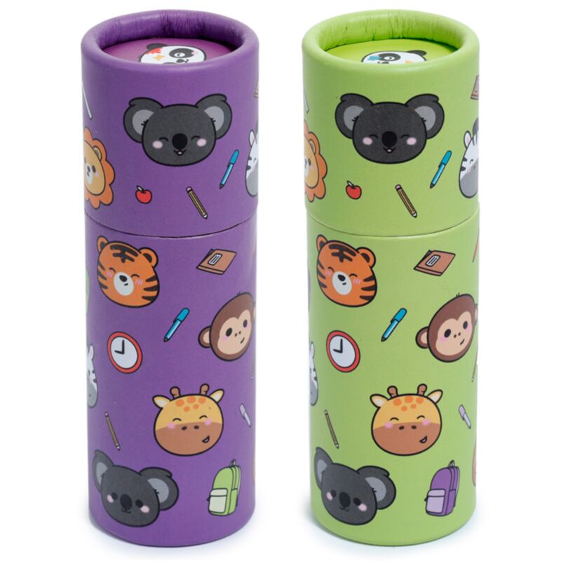 Adoramals Zoo - Sleeve da disegno 12 matite colorate
