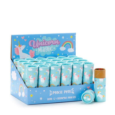 Unicorn Magic - Caso de dibujo 12 lápices de colores