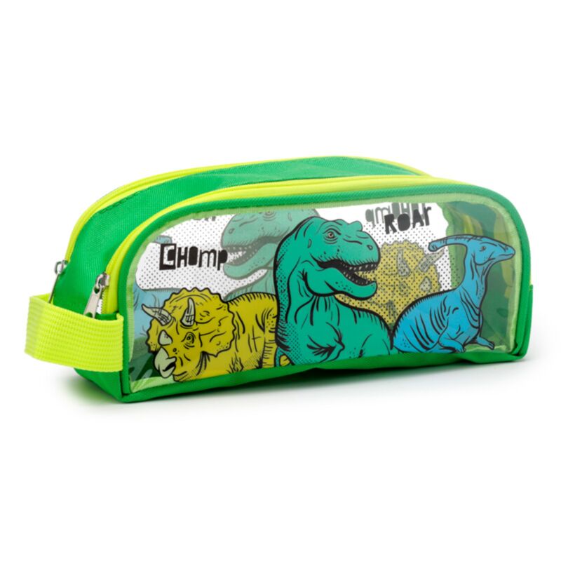 Dinosaurio transparente cocinera de lápiz