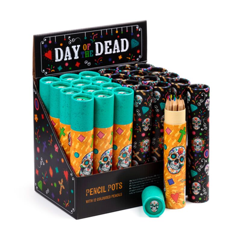 Slide de los Muertos Grande matita cocker 12 colori