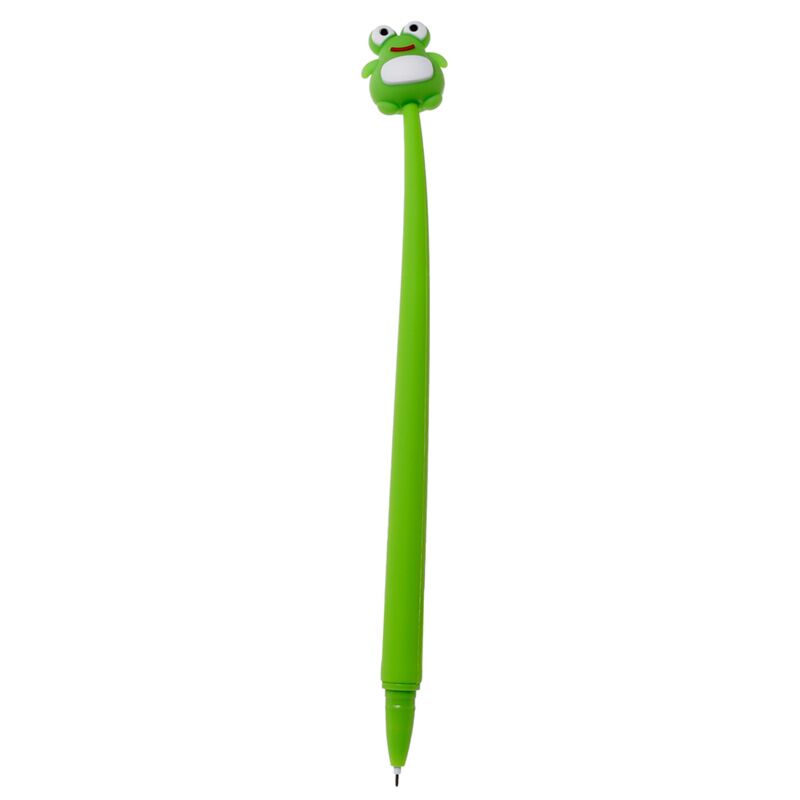 Cutiemals Frog Fine Writer Pen - Negro