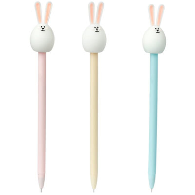 Adoramals Rabbit Fine Writer Pen - Negro