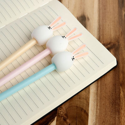 Adoramals Rabbit Fine Writer Pen - Negro