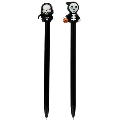 Glow in the Dark Scheletrs Scheletri Fine Writer Penna - Nero
