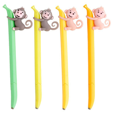 Banana Monkey Fine Writer Penna - Black