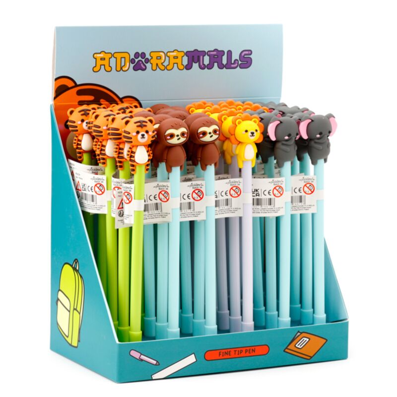 Adoramals Wild Animal Fine Writer Penna - Nero