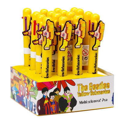 La pluma de color multicolor de submarino amarillo Beatles (6 colores)