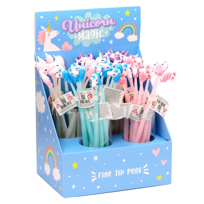 Unicorn magic fijnschrijver pen - zwart