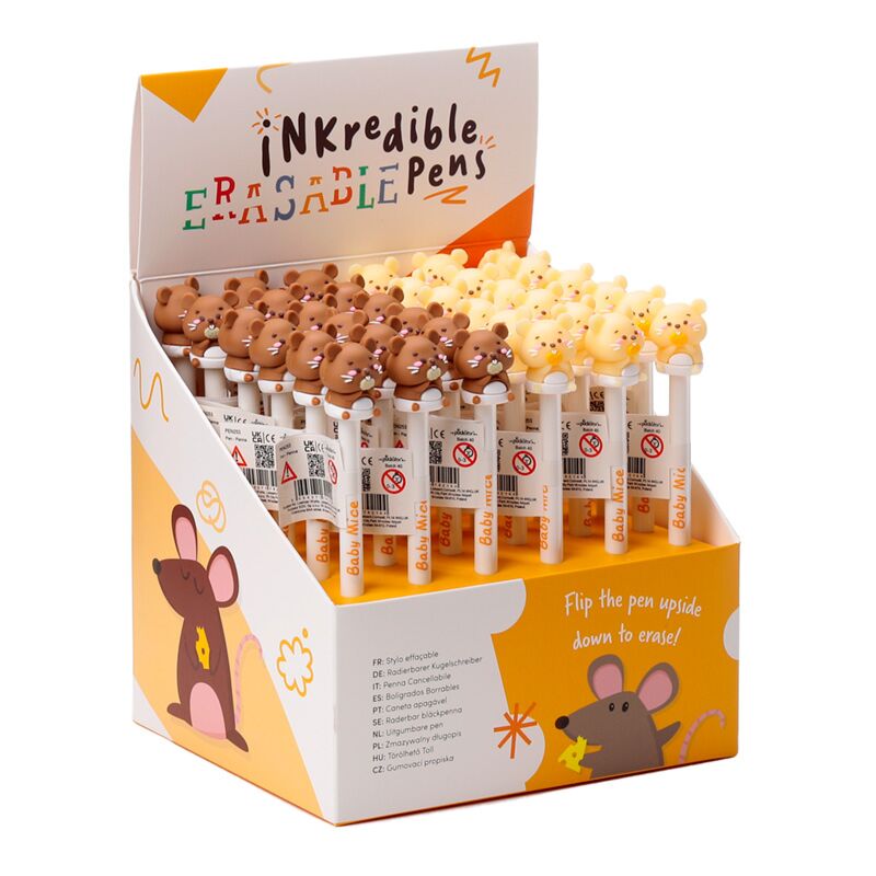 Baby muis uitwisbare pen