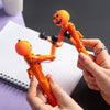 Spook pompoen boxing pvc pen - zwart