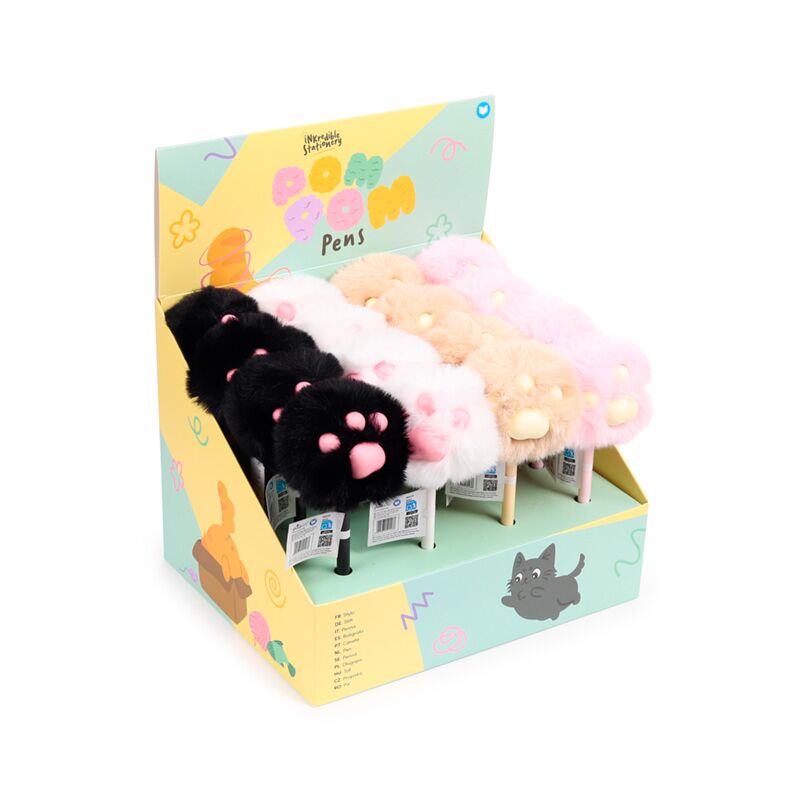 Penna pom pom per scrittore di Beans Co Cats