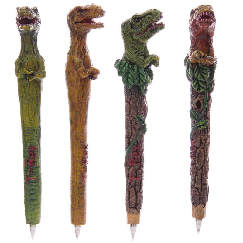 Penna alla moda di dinosauro