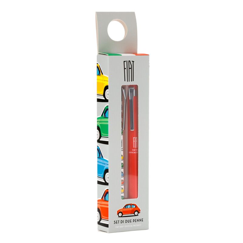 Retrò Fiat 500 duo Pennes Set nero