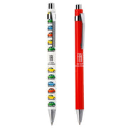 Retro fiat 500 duo pennenset zwart - afbeelding 2