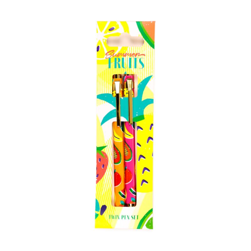 Summer Fruit Duo Pen set nero