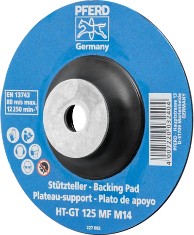 Plato de apoyo Pferd 125mm m14