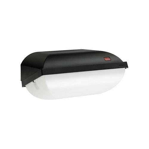 Luminaria de seguridad Philips con sensor LED 9w 830 negro