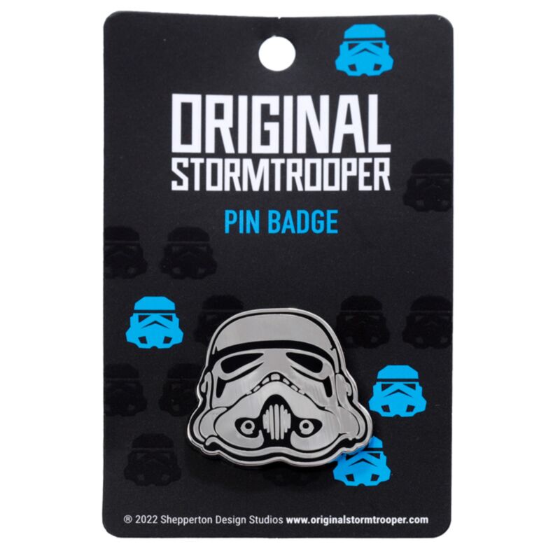 Il badge originale di smalto del casco Stormtrooper