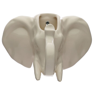 Decoración de la pared de la cabeza de elefante cerámica