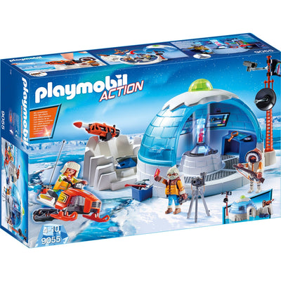 Expedition della piscina del quartier generale dell'azione Playmobil