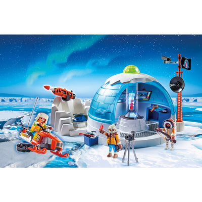 Expedition della piscina del quartier generale dell'azione Playmobil