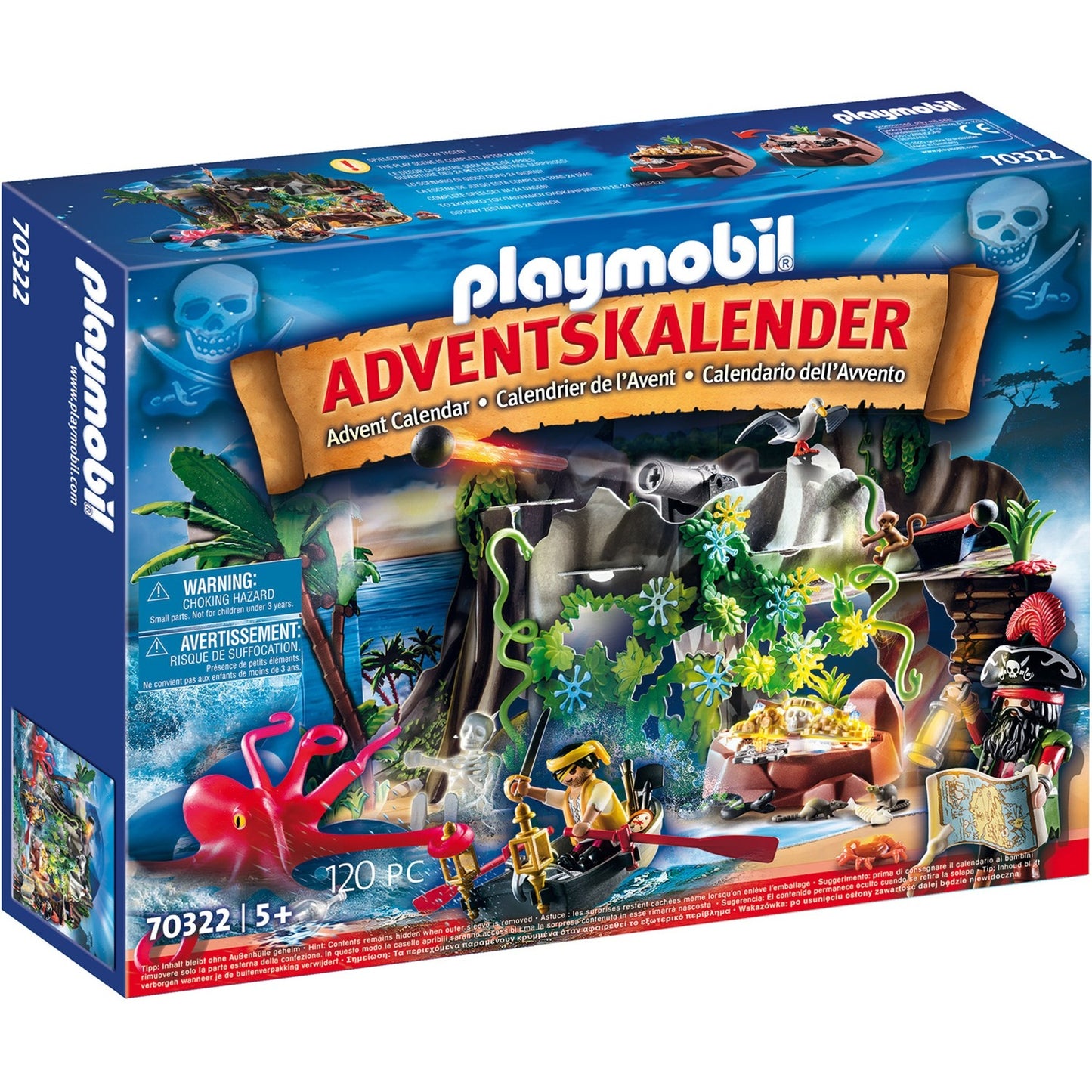 PlayMobil Advent Calendar Treasure Hunt in the Pirate-inha