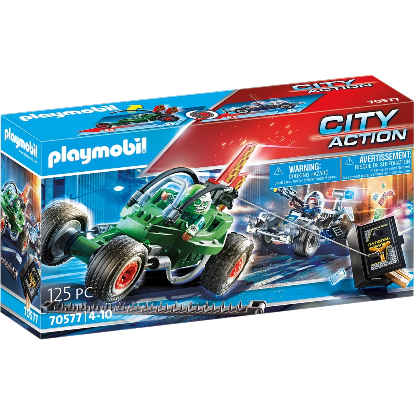 Playmobil City Action Politiekart Pursuit of the Kluisrover 70577