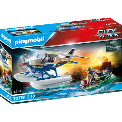Playmobil City Action Politiewatervliegtuig Achtervolging 70779