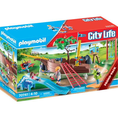 PLAYMOBIL City Life Avontuurlijke speeltuin met scheepswra