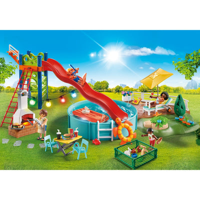 Playmobil City Life Swimming Pool Party con Slide 70987