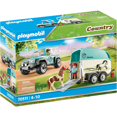 Playmobil Country Auto con trailer 70511