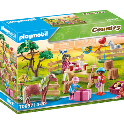 Playmobil Country Children's Birthday Party al Pony Farm 70997