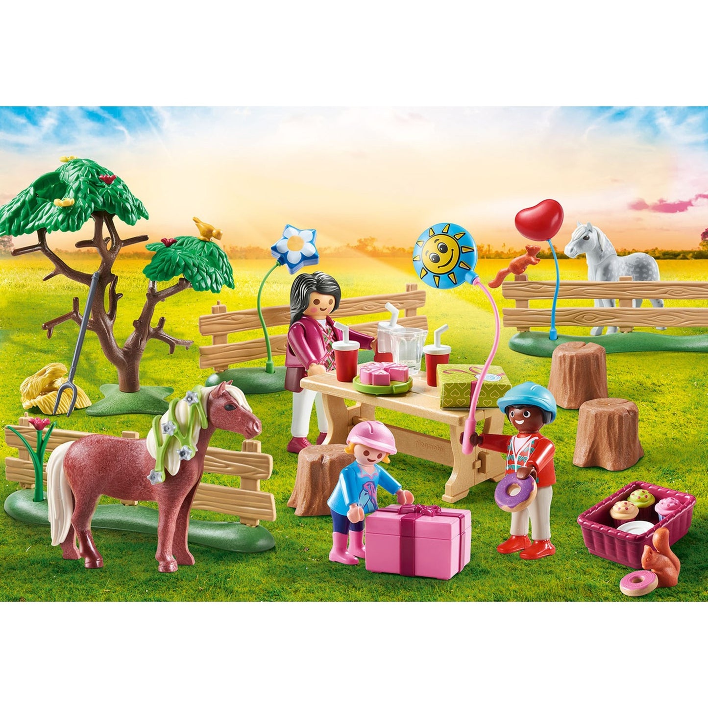 Playmobil Country Children's Birthday Party al Pony Farm 70997
