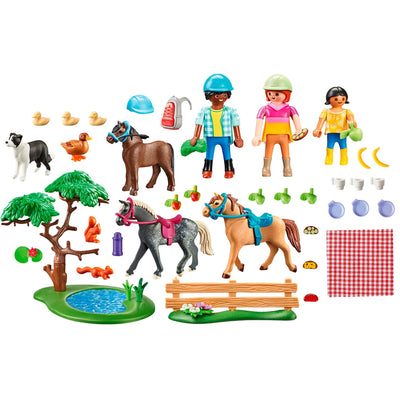 Playmobil Country 71239 Excursione picnic con cavalli